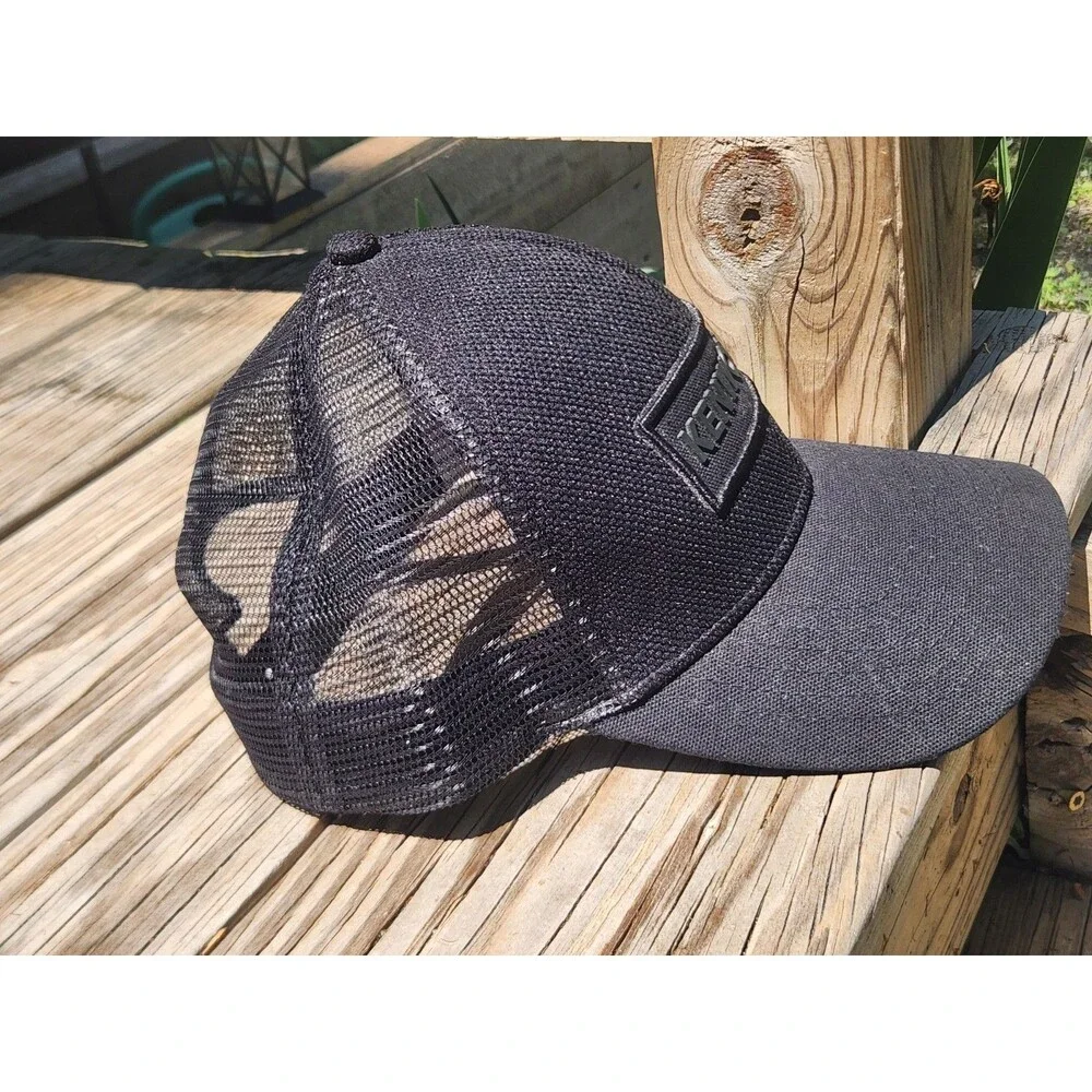 Kenworth KW Trucks Motors Blackout Mesh Snap Back Trucker Cap/Hat